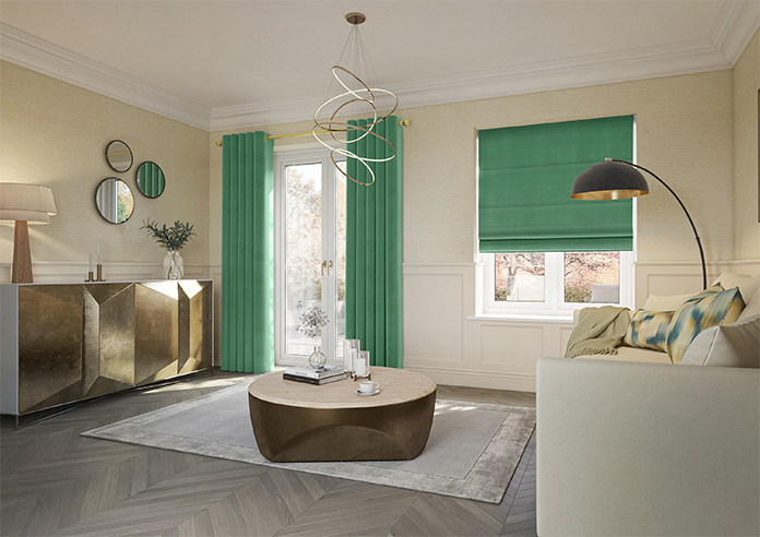 Ultra Luxe Velvet, Jade - Made to Measure Curtains - Image 8